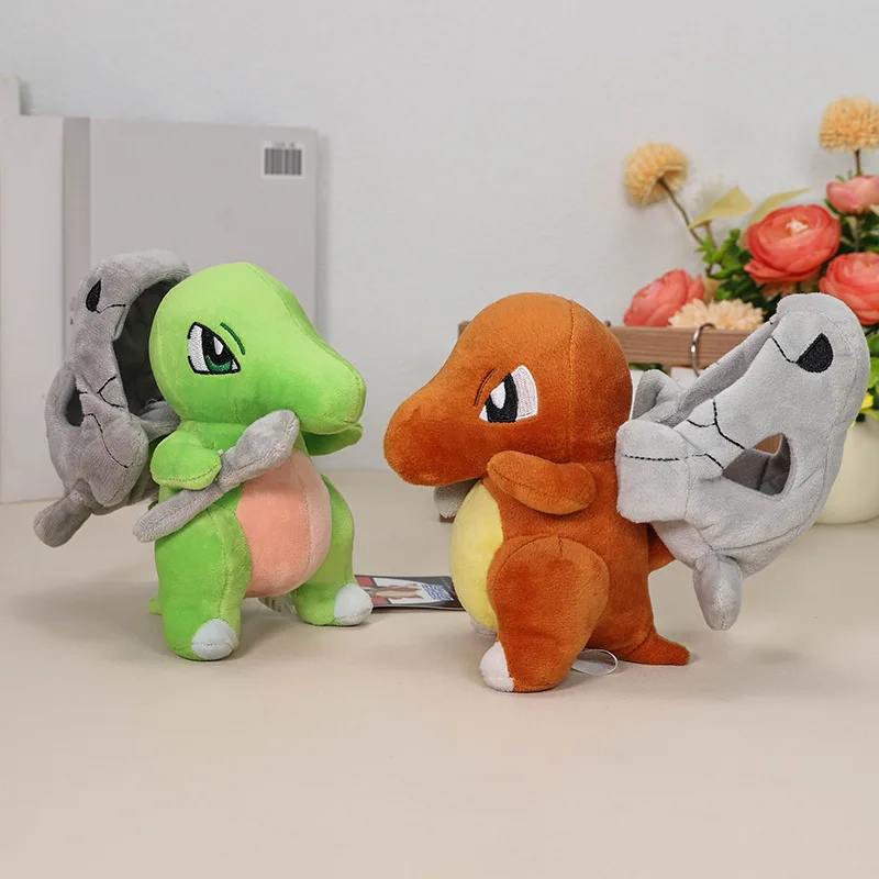 

Плюшевая игрушка Pokémon Cubone to Marowak со съемным капюшоном и костью — мягкая кукла Evolution, интерактивный костюм, сменный сбор