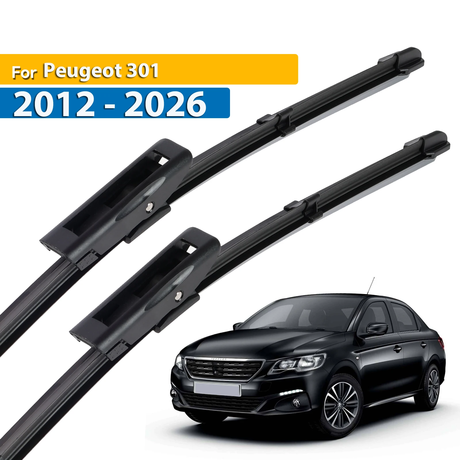 

Стеклоочиститель Erick's LHD, передние щетки стеклоочистителя для Peugeot 301 2012-2026, лобовое стекло, чистые окна, автомобильные щетки от дождя 24 "+ 16"