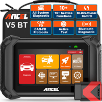 ANCEL V5 BT 7 Inch OBD2 Scanner Diagnostic Tool with Active Test CAN-FD All Systems 30+ Reset Bidirection Car Diagnostic Scanner