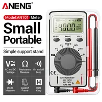 ANENG AN101 Mini Digital Multimeter 1999 T-RMS Voltmeter Tester multimetro AC/DC NCV Capacitance Ammeter digital profesional