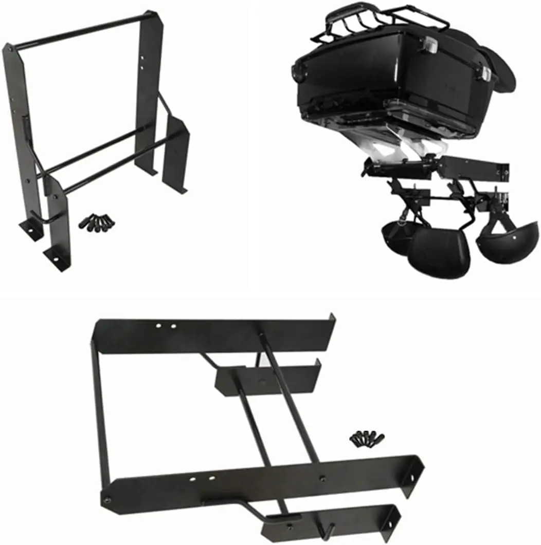 

Garage Detachables Storage Detach Depot Wall Mounting Luggage Rack for Harley Touring, Road King, Electra Glide, Street Glide To