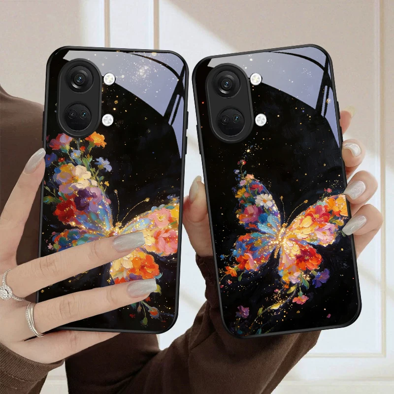 

The wings of a butterfly For OnePlus Nord CE 2T 2 3 Lite N20 N30 6T 7 7T 8 8T 9 10 Pro 11R 12R 13R Ace 2V 5 Pro Glass Phone Case