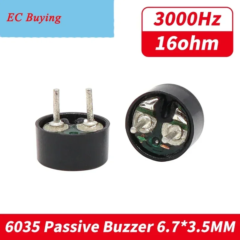 1pcs HC-6035 Passive Buzzer  AC1.5V-3V 6*3.5mm 6x3.5mm Mini Electromagnetic Buzzer For Arduino DIY Electronic