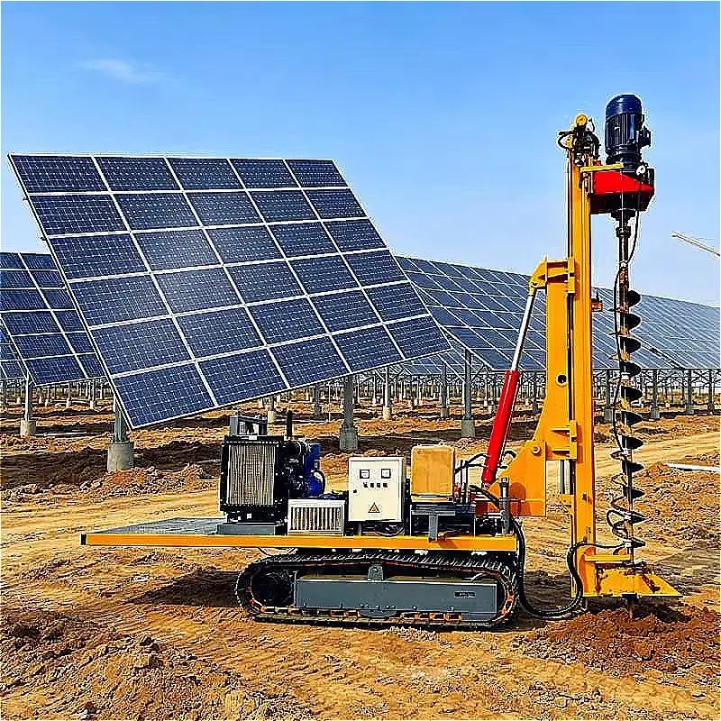 Guardrail Pile Driver Hydraulic Highway Crash Barrier Post Driver Customized 36.8kw 3000mm Piling Depth for Road Construction