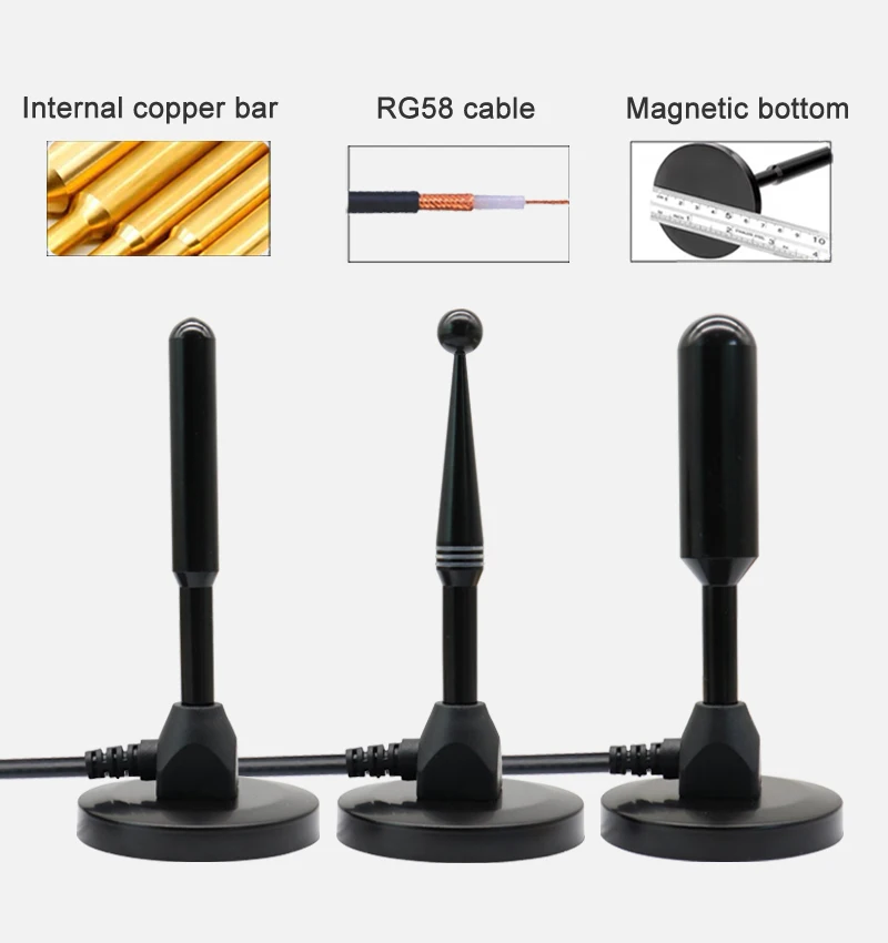 Signal Boost 3G GSM GPRS 900 ~ 2100Mhz, High Gain, 15dbi Omni Copper Bar Antenna with SMA Male