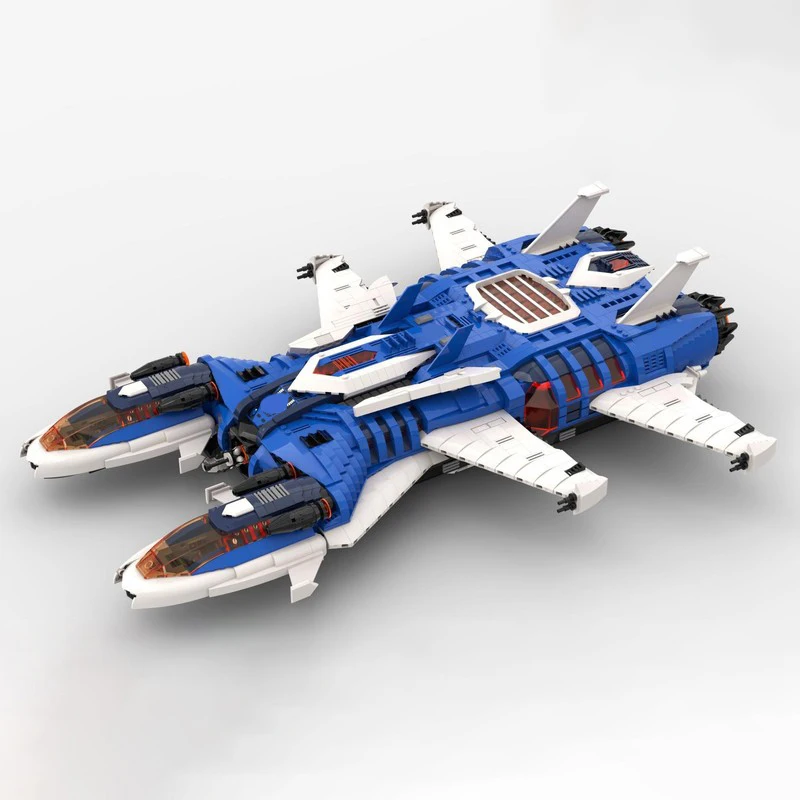 NEW 6543PCS space Movie MOC UCS Deep Freeze Defender Space ship model DIY creative ideas block Toy Assembly Puzzle Birthday Gift