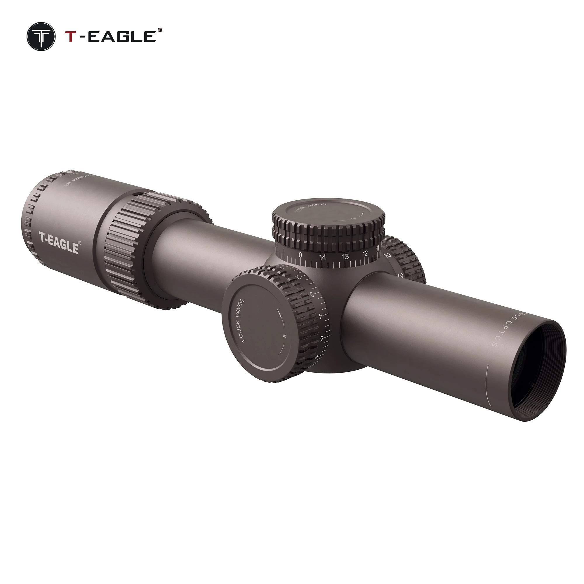 T-EAGLE EOS 1.2-6 X24 IR التكتيكية قصيرة Riflescope للصيد نطاق بندقية LPVO مع الضوء الأحمر الأخضر Aisoft Lunetas يناسب Carbine #5