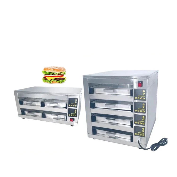 Kfc Food Display Warmer Warming Showcase Fried Chicken Food Display Warmer Drawer Heated Cabinet Pie Warmer Hot Food Showcase