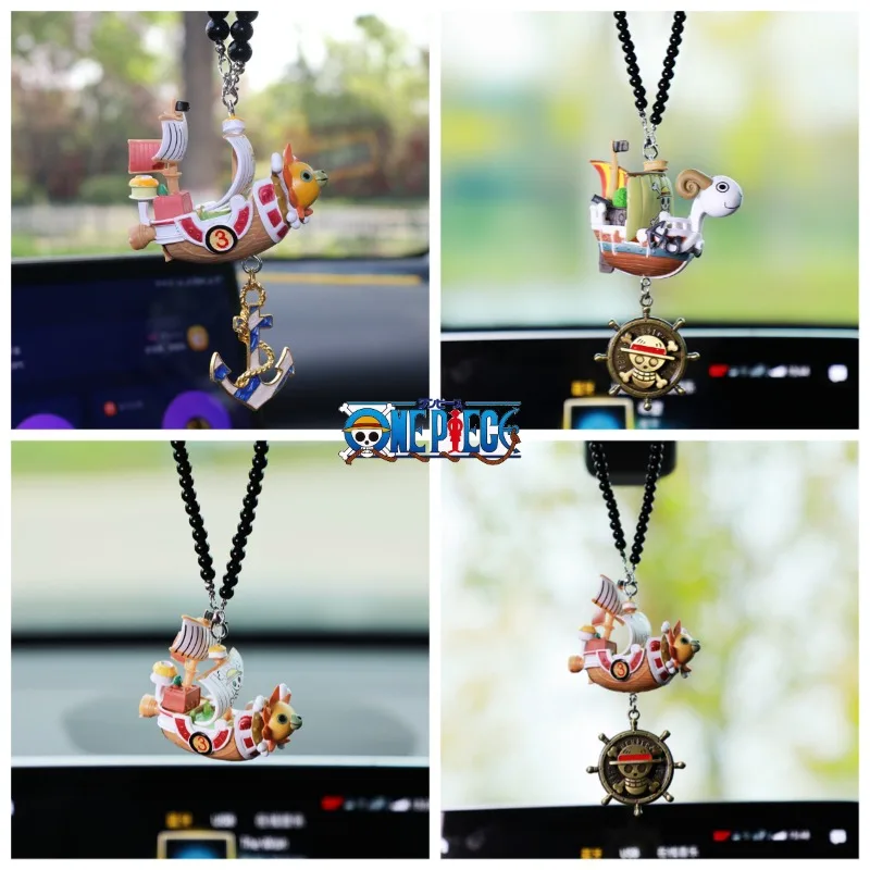 

One Piece Anime Peripheral Character On A Swing Model Auto Rearview Pendant Mirror Ornaments Birthday Cute Toys Holiday Gifts