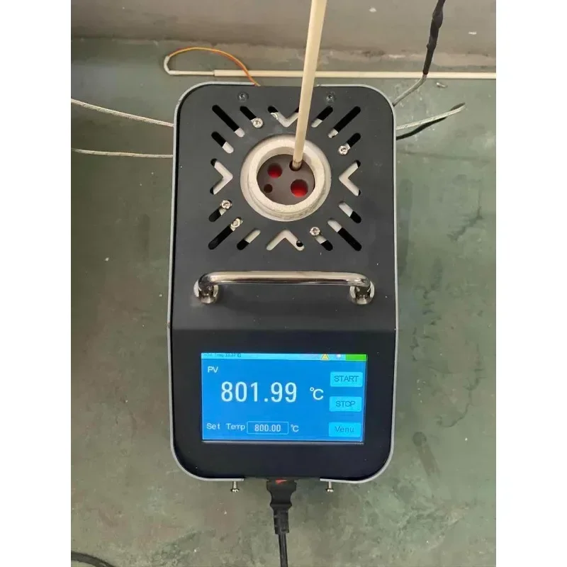 Dry Block Calibrator Temperature Calibrator Digital Thermometer Container Bath High Precision Temperature Furnace Calibrator