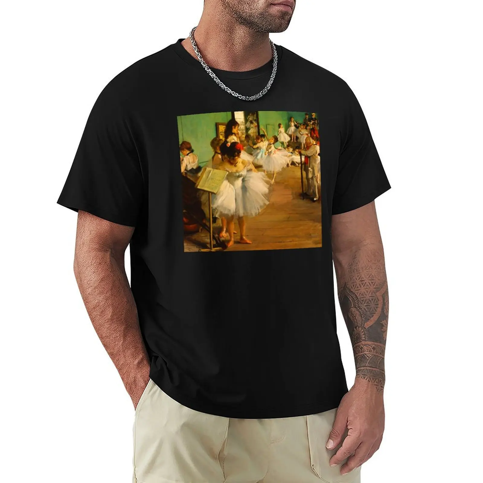 

The Dance Class by Edgar Degas T-Shirt for a boy anime clothes quick-drying t shirts for men cotton