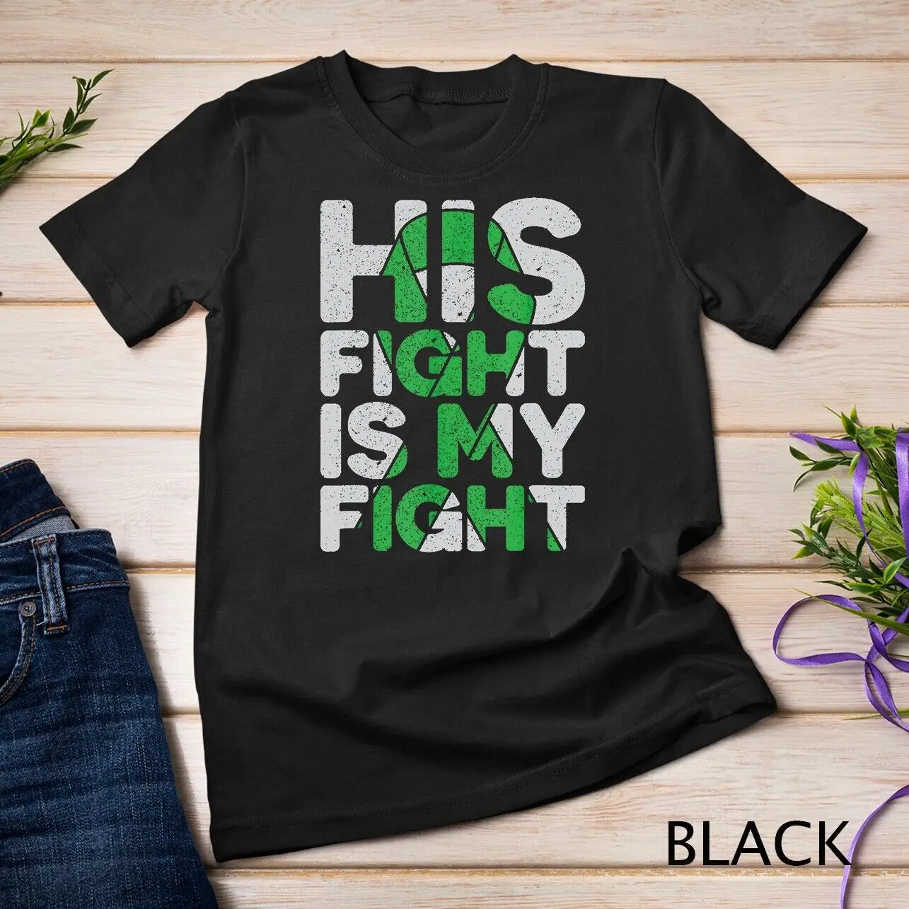 His Fight is My Fight Cerebral Palsy Support Unisex T-shirt