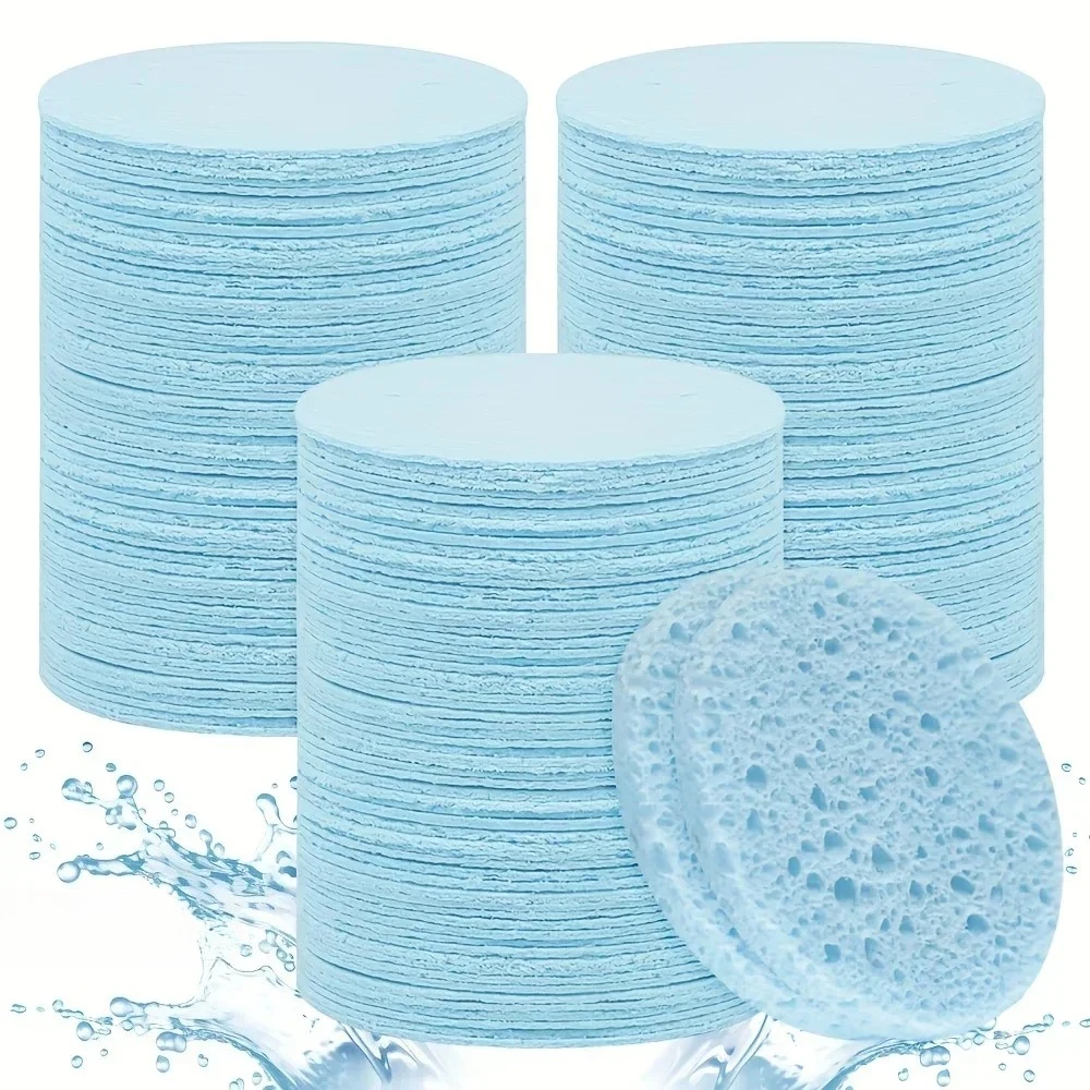 Esponja facial comprimida de 50/20/10 Uds., esponja cosmética de hidroterapia adecuada para limpieza diaria, eliminación de maquillaje y exfoliación