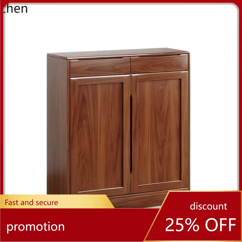 

CZ Solid Wood Shoe Cabinet Wall-Mounted Storage Cabinet Home Entrance Storage Rack Entryway Cabinet