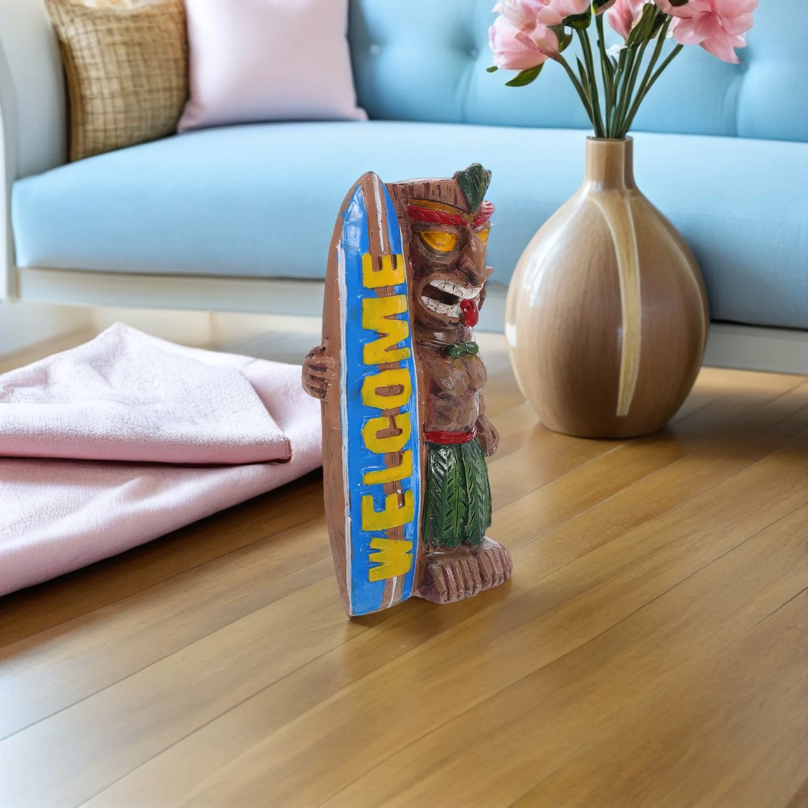 

Resin Hawaiian Adorn Decorative Home Office Desk Bedroom Dining Room Study Gift Hawaiian Figurines