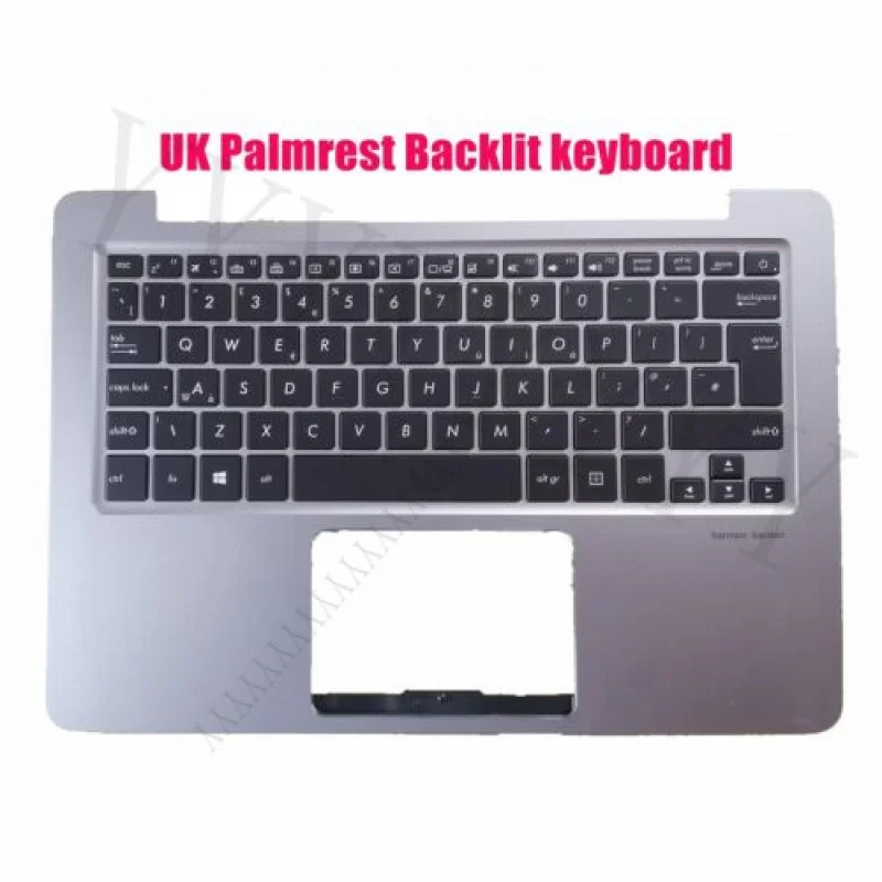 

QUK Palmrest Backlit keyboard for Asus UX330C UX330CA UX330CAK 90NB0CP1-R32UK0