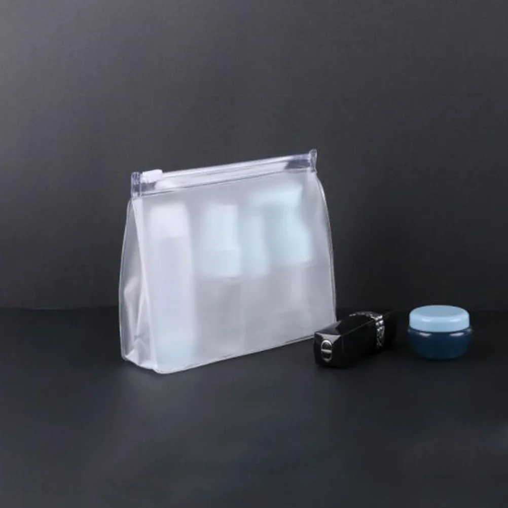 10 Pcs Transparent Makeup Bag Handbag Cosmetics Waterproof Portable Pouch