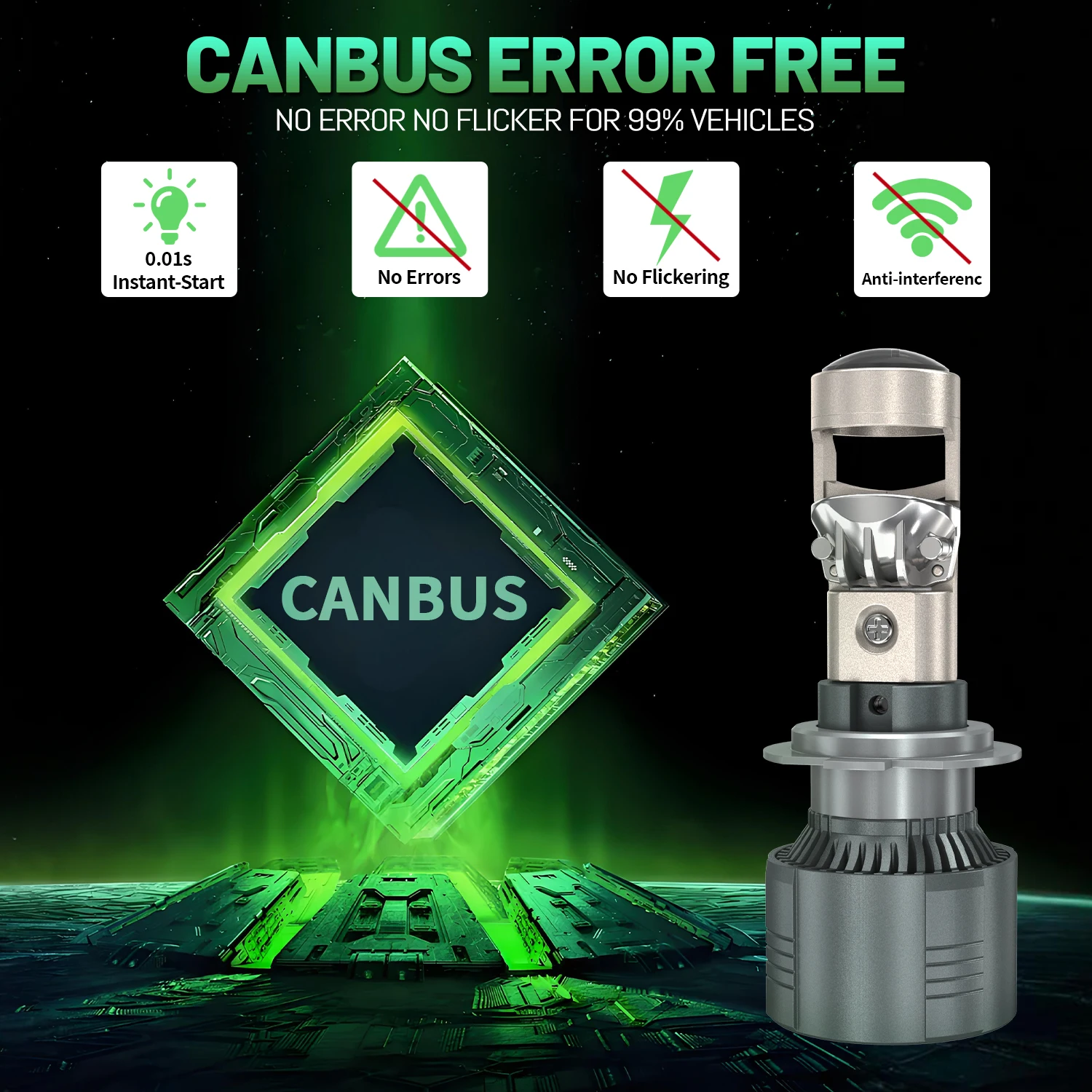 TCYATO H4 H7 H11 LED سيارة العلوي جهاز عرض صغير عدسة H8 H9 9005 9006 3600000LM السيارات عالية منخفضة شعاع Canbus لمبة للسيارات 12 فولت 24 فولت