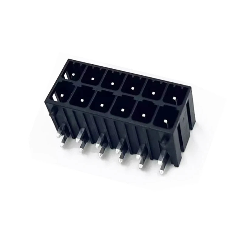 (1 Piece) 2EDGRHC - 5.08mm Curved pin Black double layer spring loaded toggle PCB terminal block Compact 2*2P 2*3P 4P ~ 12P