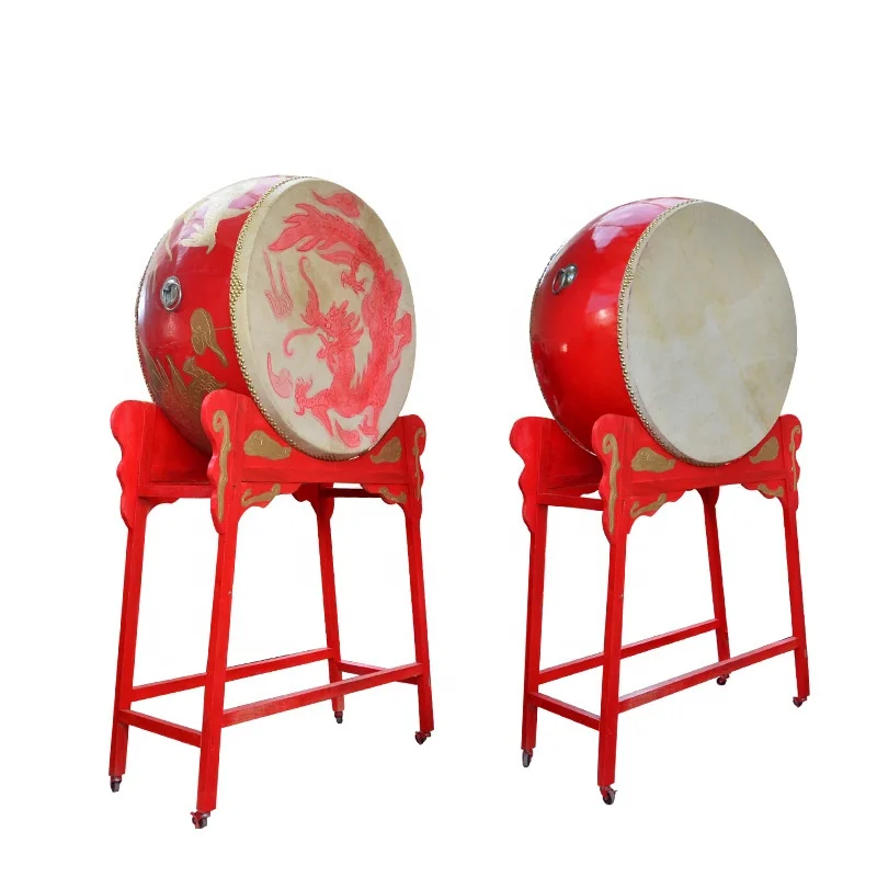 

Traditional Chinese Folk War Drum Lion Dance Drums Festival Drum Performance