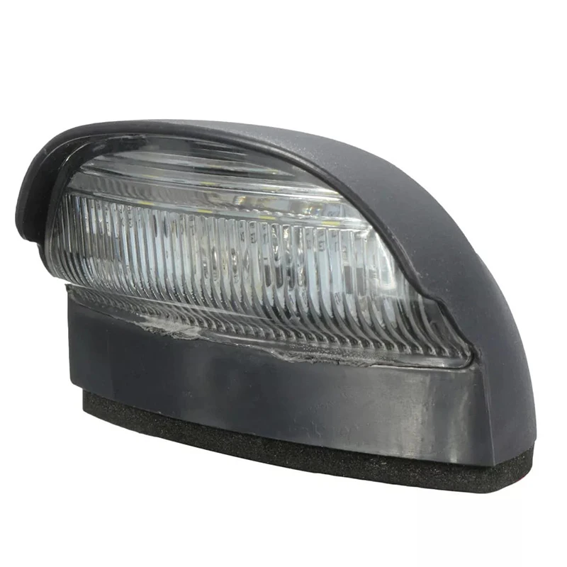 

1/2pcs LED Rear Tail License Number Plate Light Lamp White Lights Waterproof 12V 24V For Motor Vehicle Car Truck Trailer Bike E4