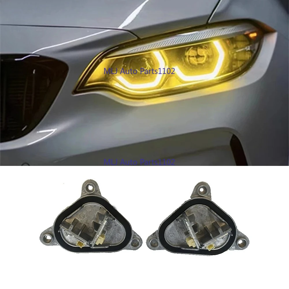

for BMW M2 2 Series DRL lemon yellow LED angel eyes F22 F23 F87 LCI daytime running light chip module 63117494851 63117494852