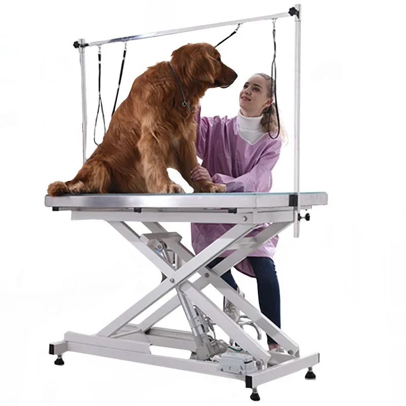 

Hot SalesHot SalesChina Cheap Pet Care Equipment Pet Operating Table Electric Lift Foot Type Large Electric Pet Grooming Table H