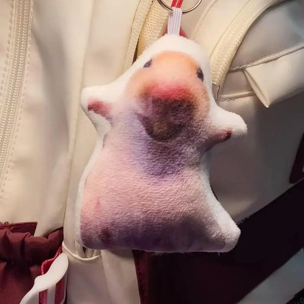 1/2PCS Divertente Meme Carino Gatto Rotante Portachiavi Sirena Portachiavi Ciondolo Peluche Del Fumetto Gattino Borsa Ciondolo Regalo per Zaini Chiave Dell'automobile