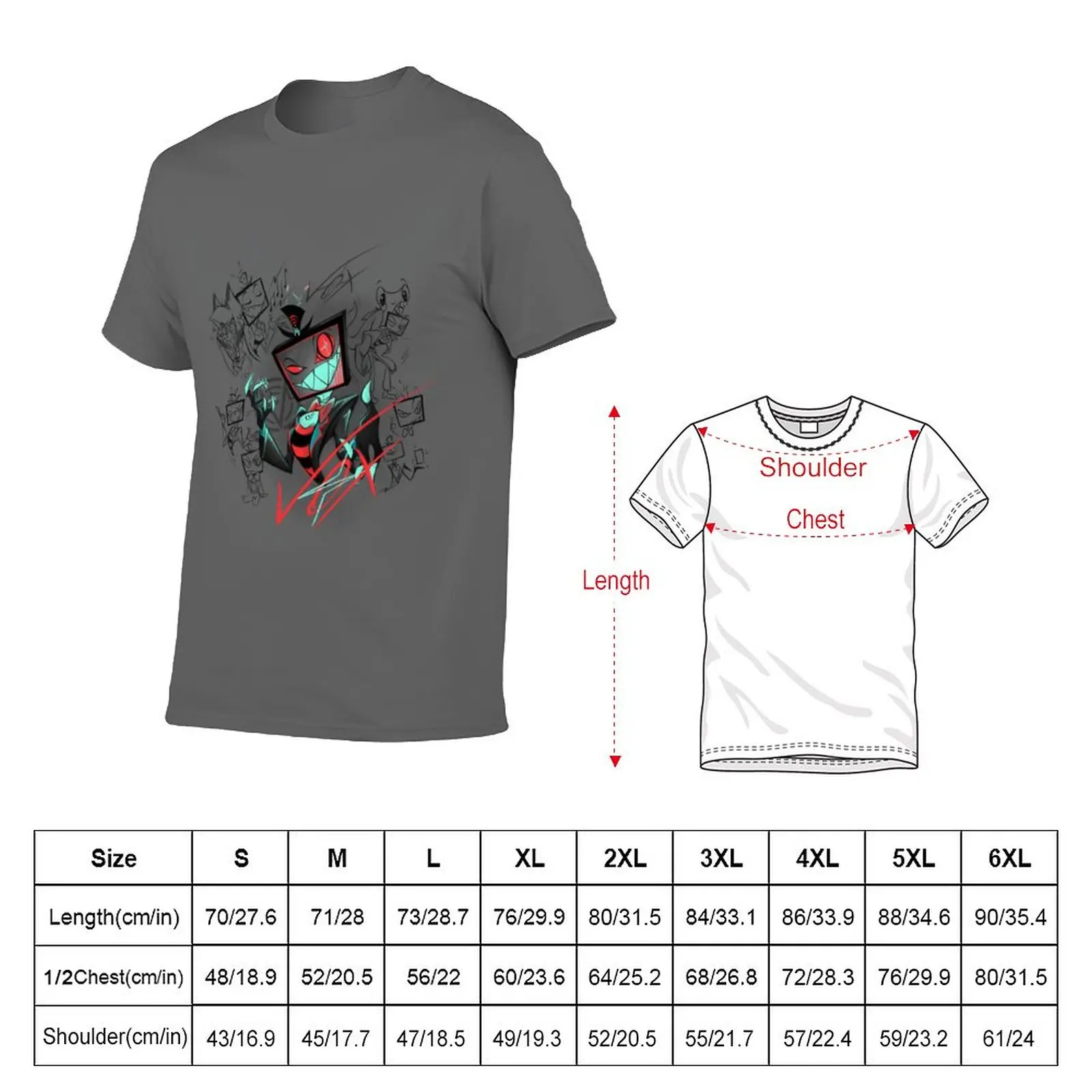 New Sketchy Vox T-Shirt new edition t shirt Short t-shirt graphics t shirt men clothes