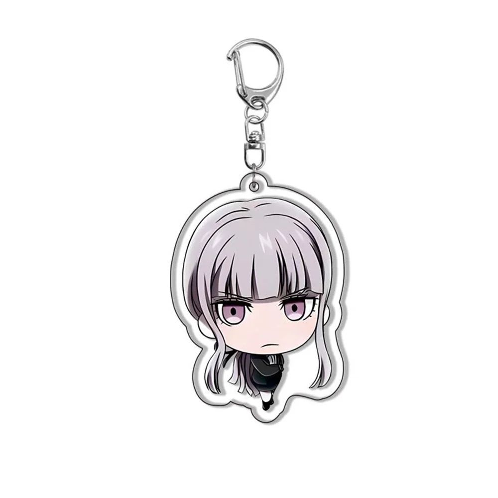 Hot Anime Danganronpa Trigger Happy Havoc Cosplay Accessories Badge Keychain Game Key Chain Pendant Gifts