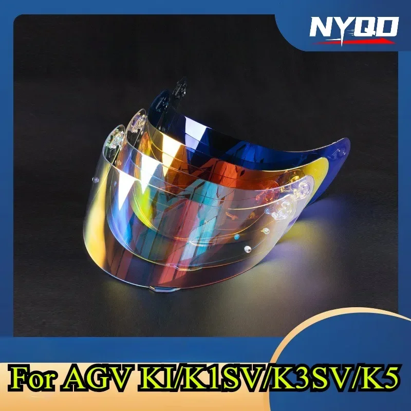 For AGV K5 K5S K5-S K3SV K1 K1S Compact ST Motorcycle Helmet Visor Lens Shield Glasses Full face Pin Accesorios Para Moto Casque