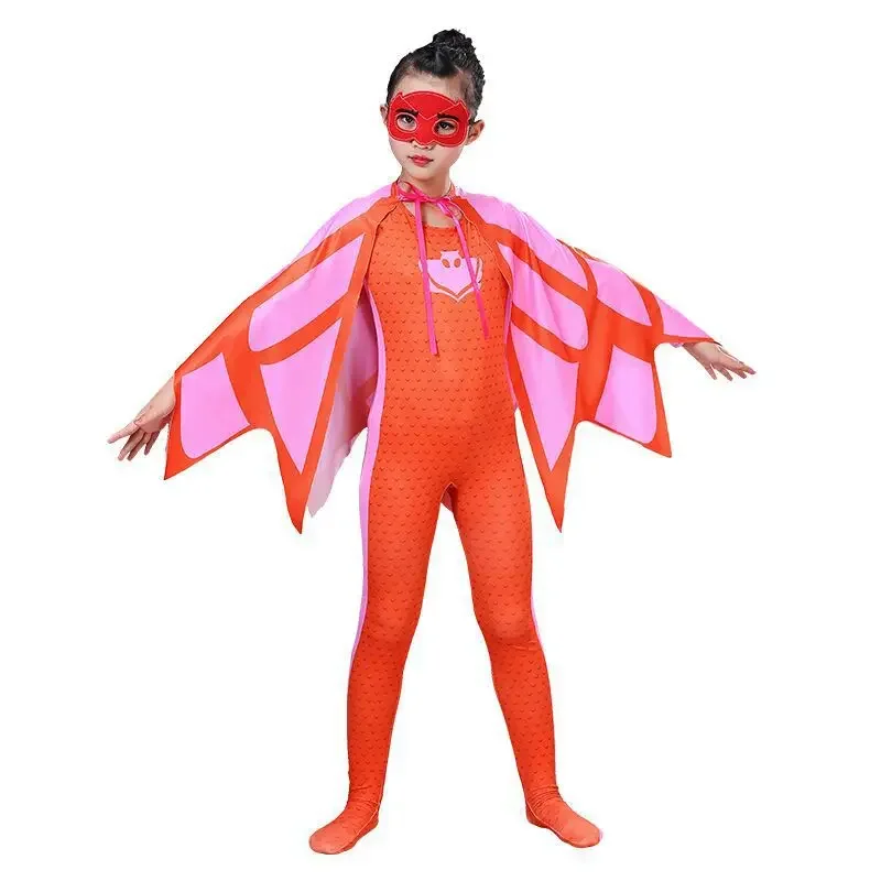 Детские комбинезоны Cannor Grey Amaya синие красные пижамы Косплей Костюм с маской для глаз для дня рождения карнавала Хэллоуина стандартные костюмы