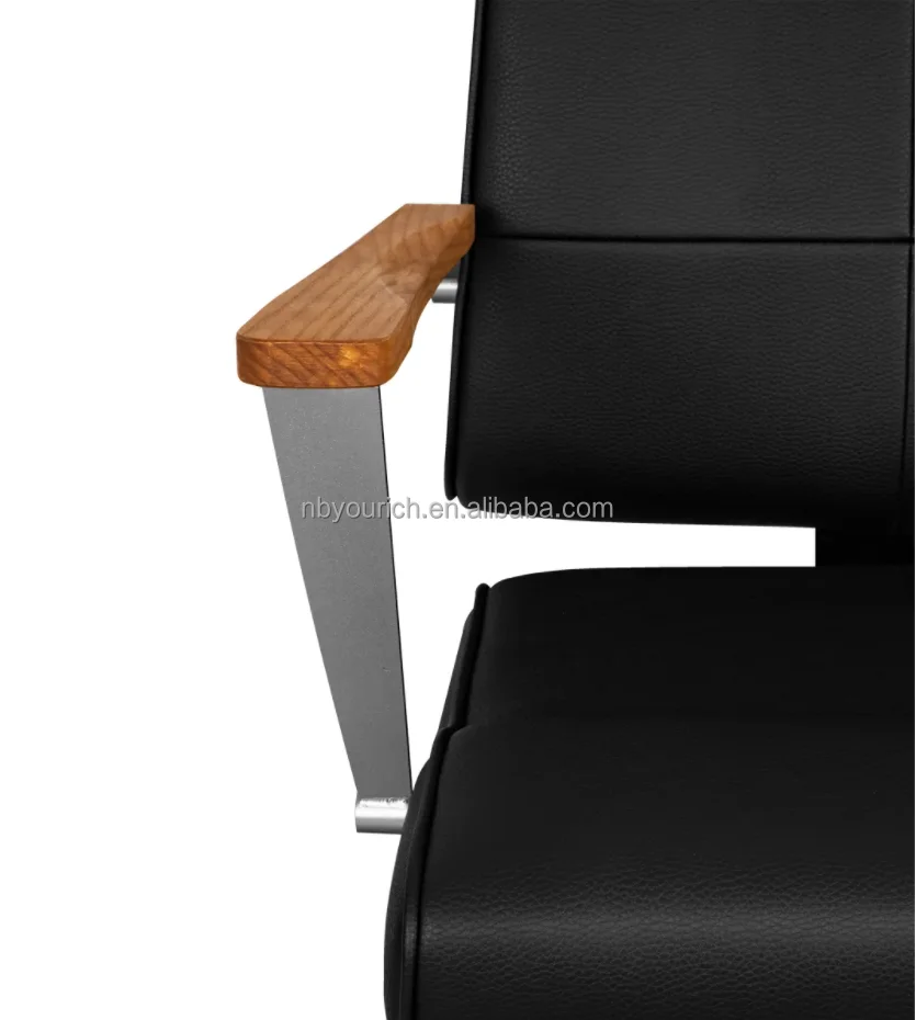 Hot Selling High-end Hair Salon Furniture Rotating Lifting Stainless Steel Black Women's Hair Salon Chair Technician Chair