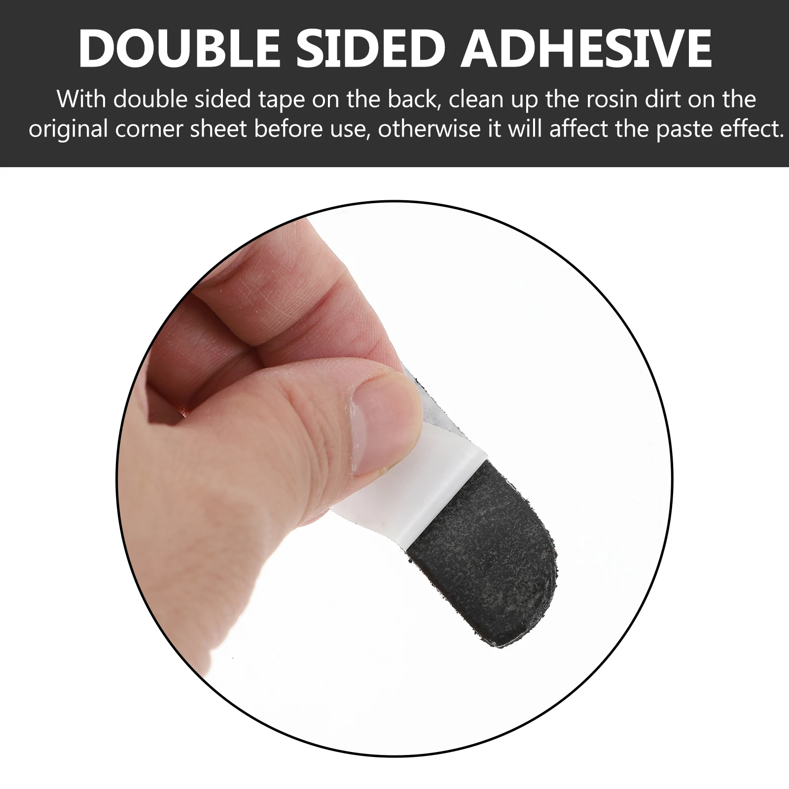 

6Pcs Premium Cattlehide Erhu Angle Protectors, Enhance Lifespan of Instrument