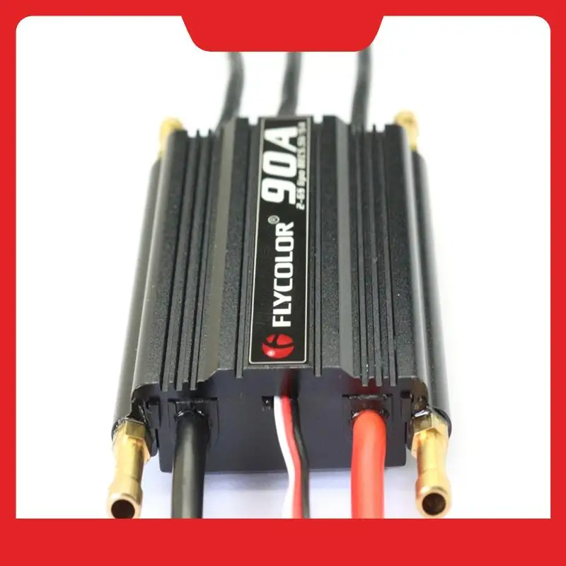 

FLYCOLOR 90A бесщеточный регулятор скорости ESC игровая карта 2-6S Lipo BEC 5,5 В/5 А для радиоуправляемой лодки, автомобиля, прочный, простой в установке