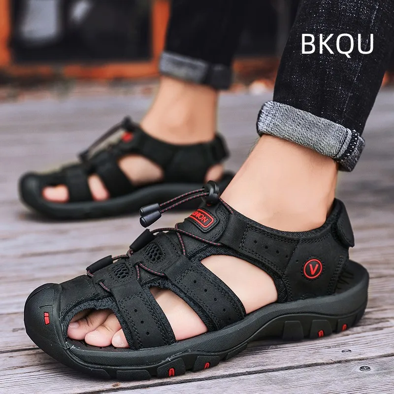 Men\'s Summer Sandals Fashion Non-slip Wear-Resistant Breathable Water Proof Trendy All-match Lightweight Outdoor Summer Main