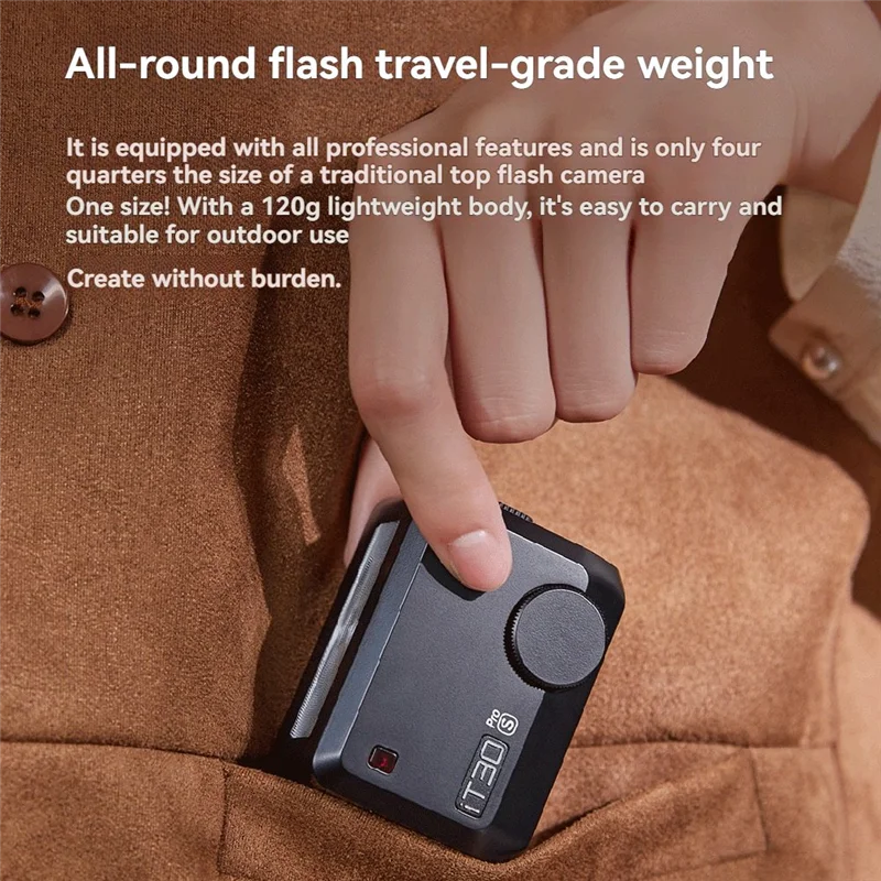 AA60-High-Speed Sync It30pro Mini TTL Flash 1/8000S 2.4Ghz شاشة لمس لاسلكية 2.8 بوصة للتصوير الاحترافي لسوني A