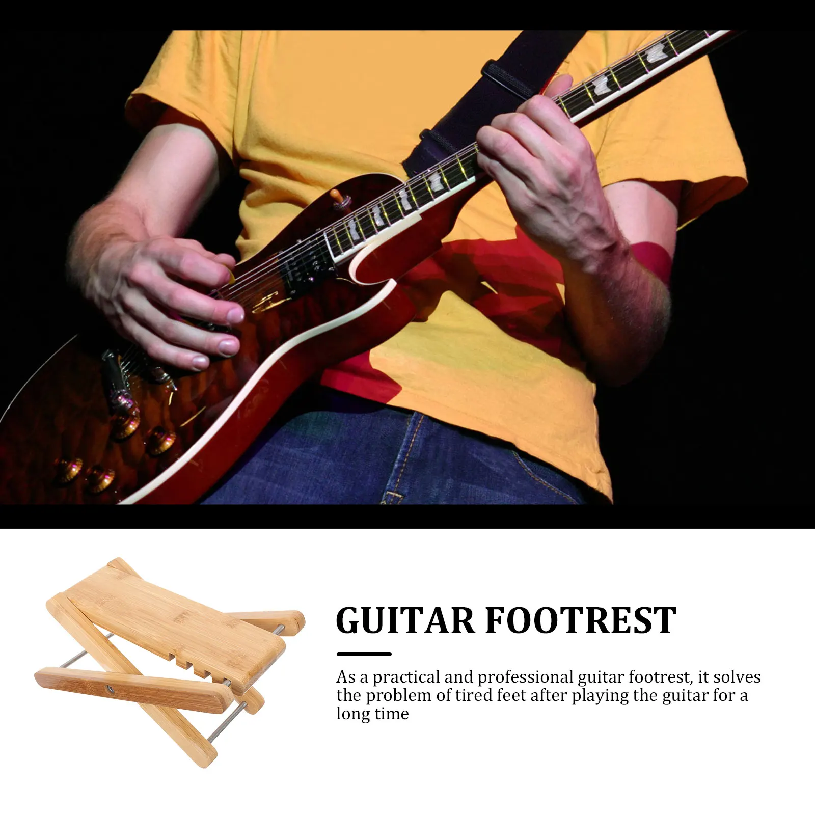 

Pedicure Stool Foldable Guitar Foot Pedal Nail Art Pedal Home Salon Use Durable Stable Structure Portable Foot Support Premium
