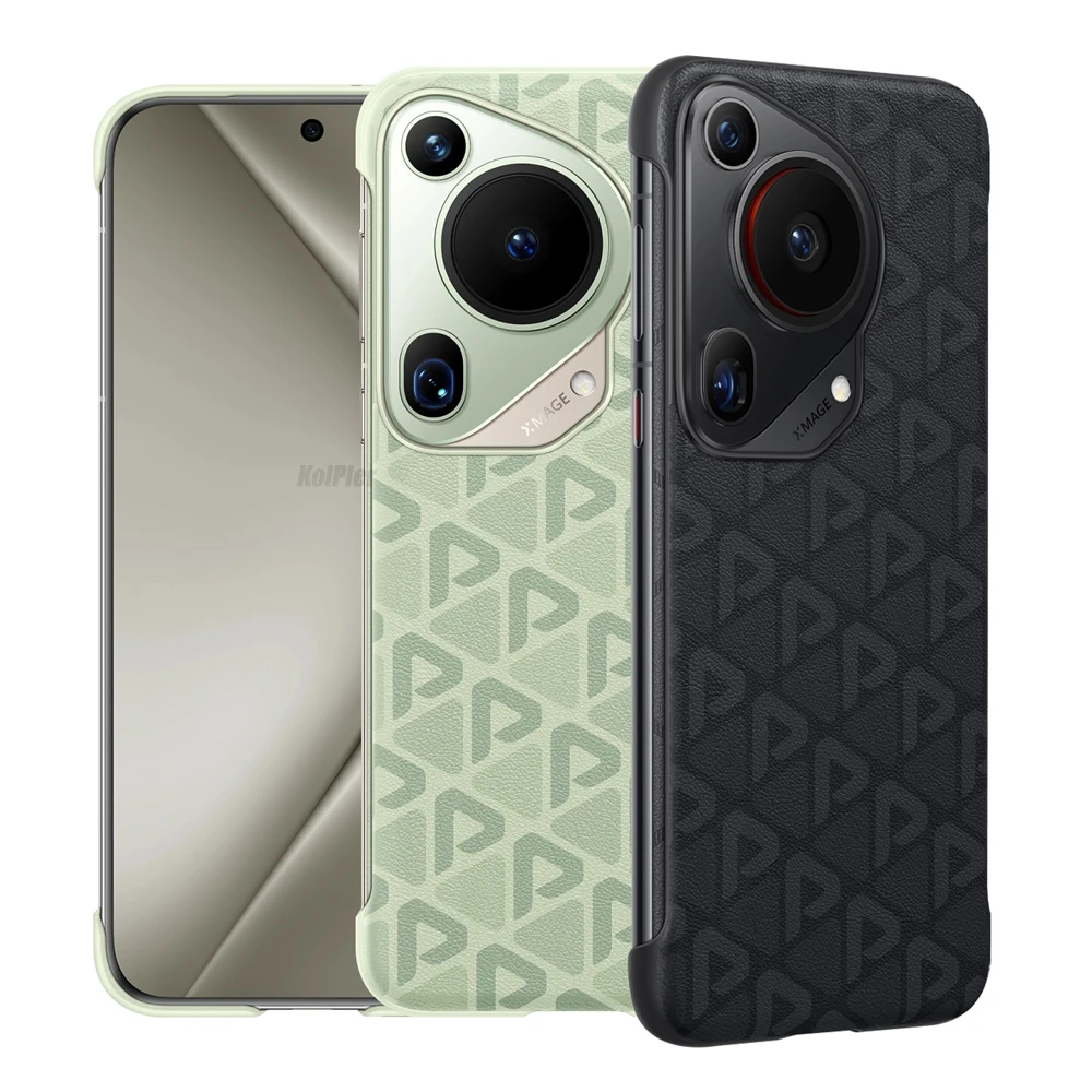 

Оригинальный чехол для Huawei PURA 70 Ультра чехол с перекрестной текстурой из искусственной кожи жесткая задняя крышка защитный чехол для PURA70ULTRA чехлы
