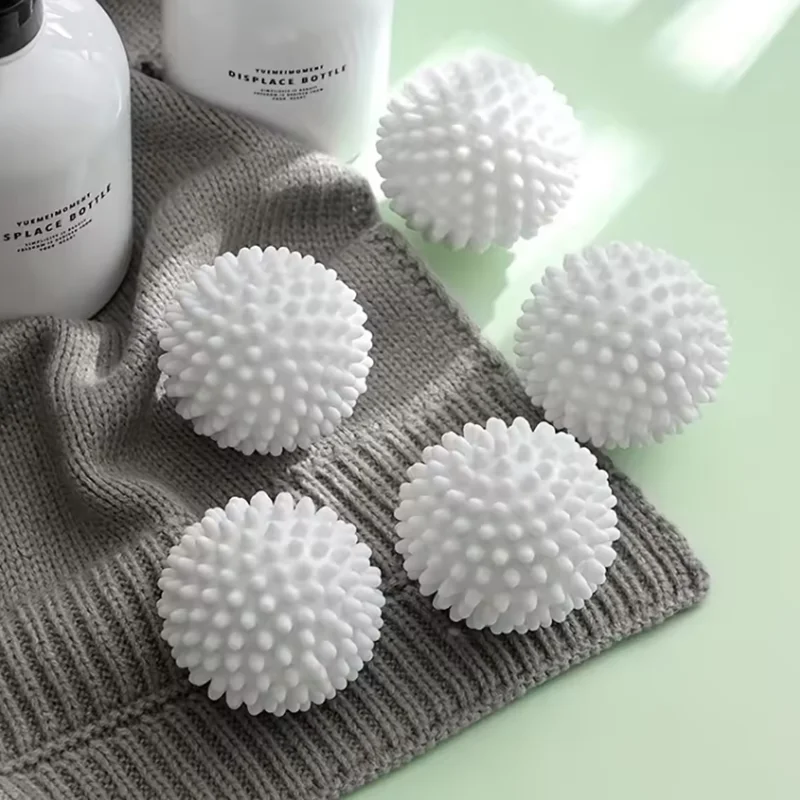 

4/6 многоразовых шариков для стирки - эффективные средства для предотвращения спутывания, сушки, смягчения ткани, удаления пятен и ухода за бельем - для очистки.