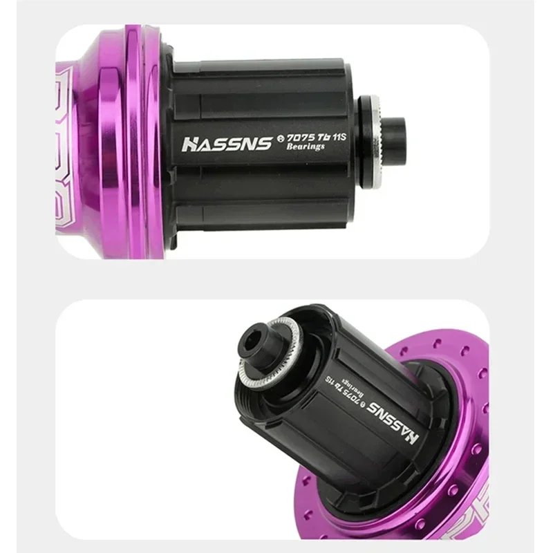 HASSNS PRO7 MTB 36H Hub 32 36 Holes Bearing Bike Freehub Rear Hub Quick Release 32H Four Palin 7 8 9 10 11 12 Speed 6 Pawl Hubs