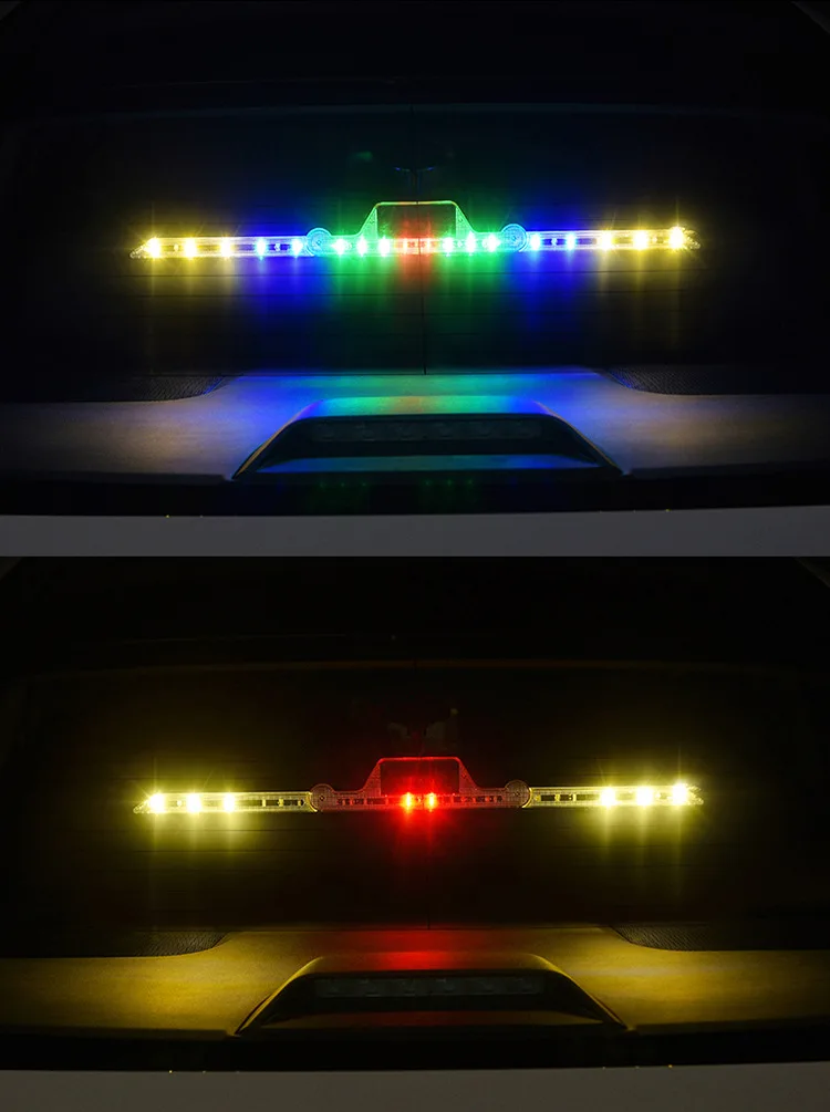 Solar Auto Visier Strobe Blinkende Lampe Innen Windschutzscheibe LED Dekoration Lampe Dreieck Rahmen Notfall Parkplatz Signal Strobe Lampe – Detail 9