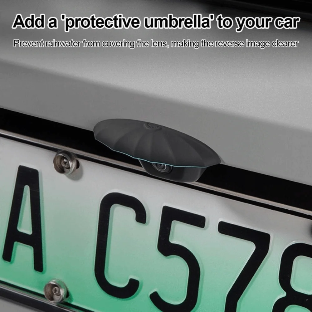 

Silicone Car Rear Camera Rain Cover Rainproof Protection Clear Vision Camera Protection Protector Weatherproof Design