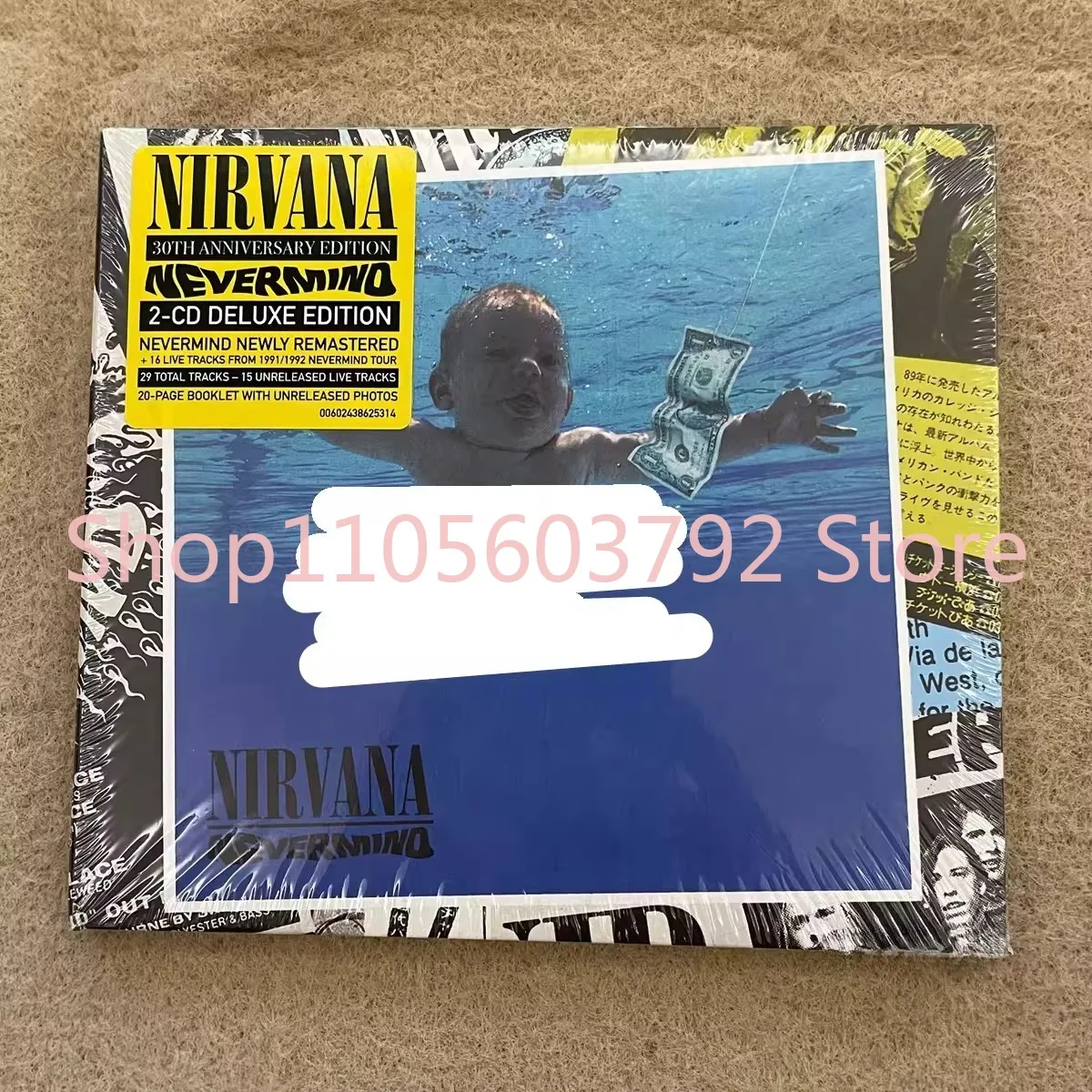 Nirvana Nevermind – Édition Rock Grunge Remasterisée Deluxe 2 CD pour le 30e anniversaire, pour les fans dévoués et les collectionneurs exigeants