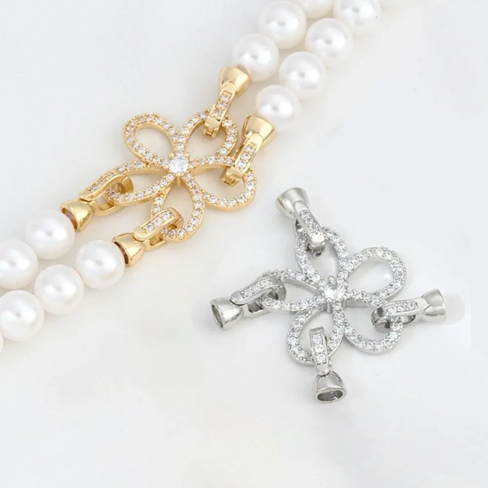 

Застежки из сплава, соединители, двухрядные, позолоченные 14 карат, соединительная пряжка, ювелирные аксессуары, пятилепестковый цветок