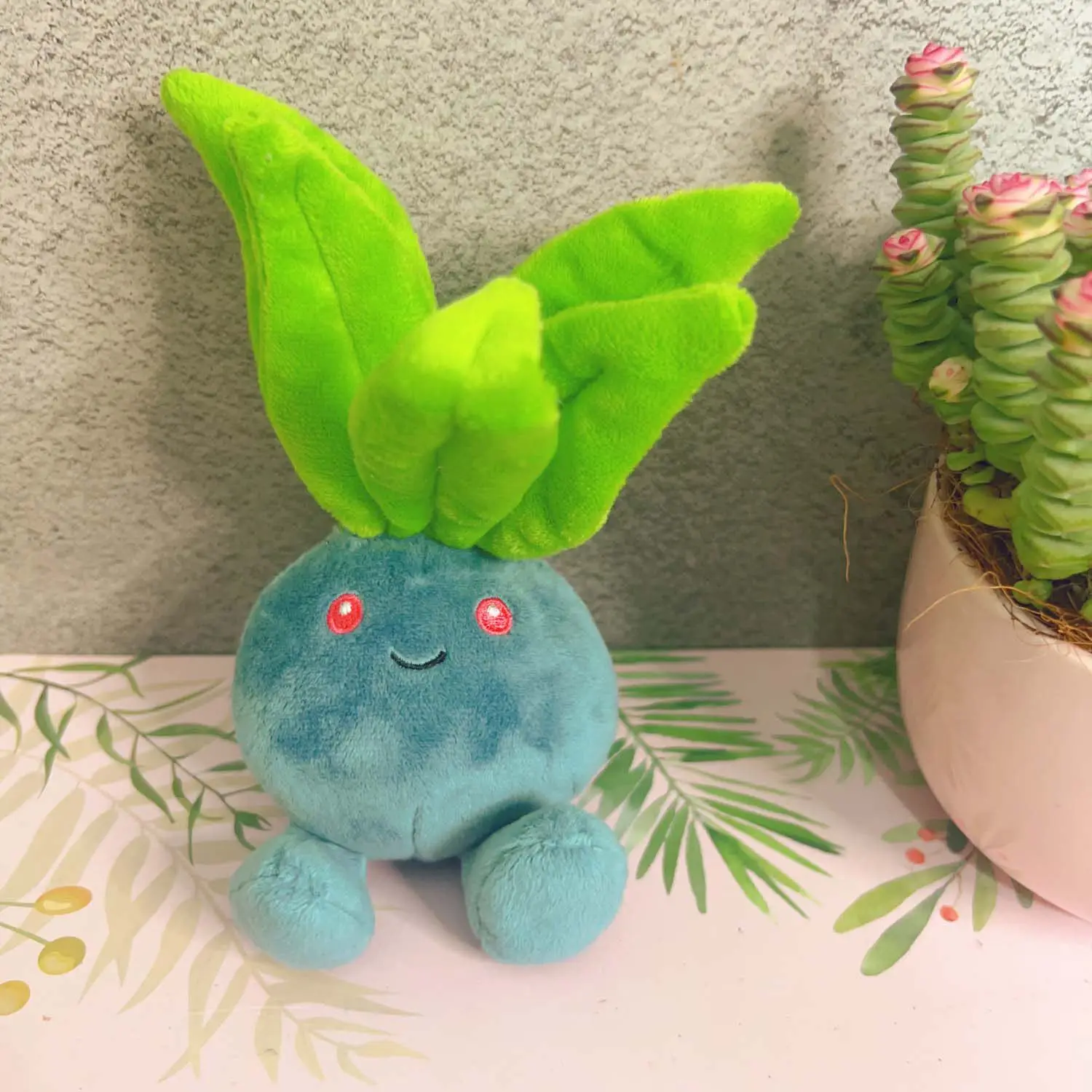 

Japanese Pokemon Fit Oddish Plush Doll Official Pokemon Center Licensed #043