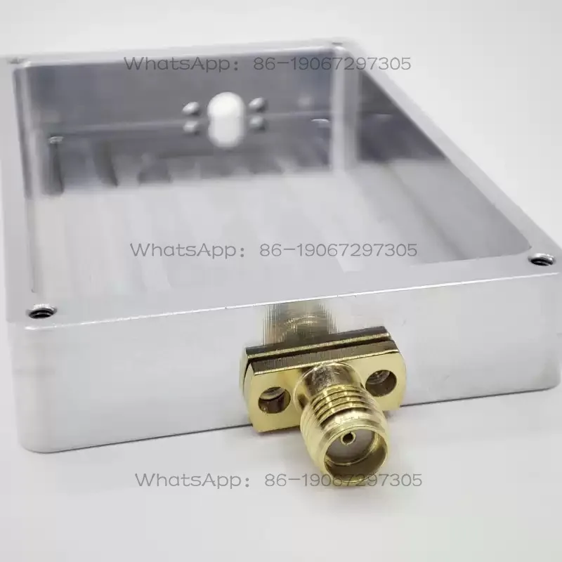 Aluminum Shell, Shielding Box, Length 69 Wide 45 High 14mm Metal Shell, Aluminum Color, RF Box SMA Interface