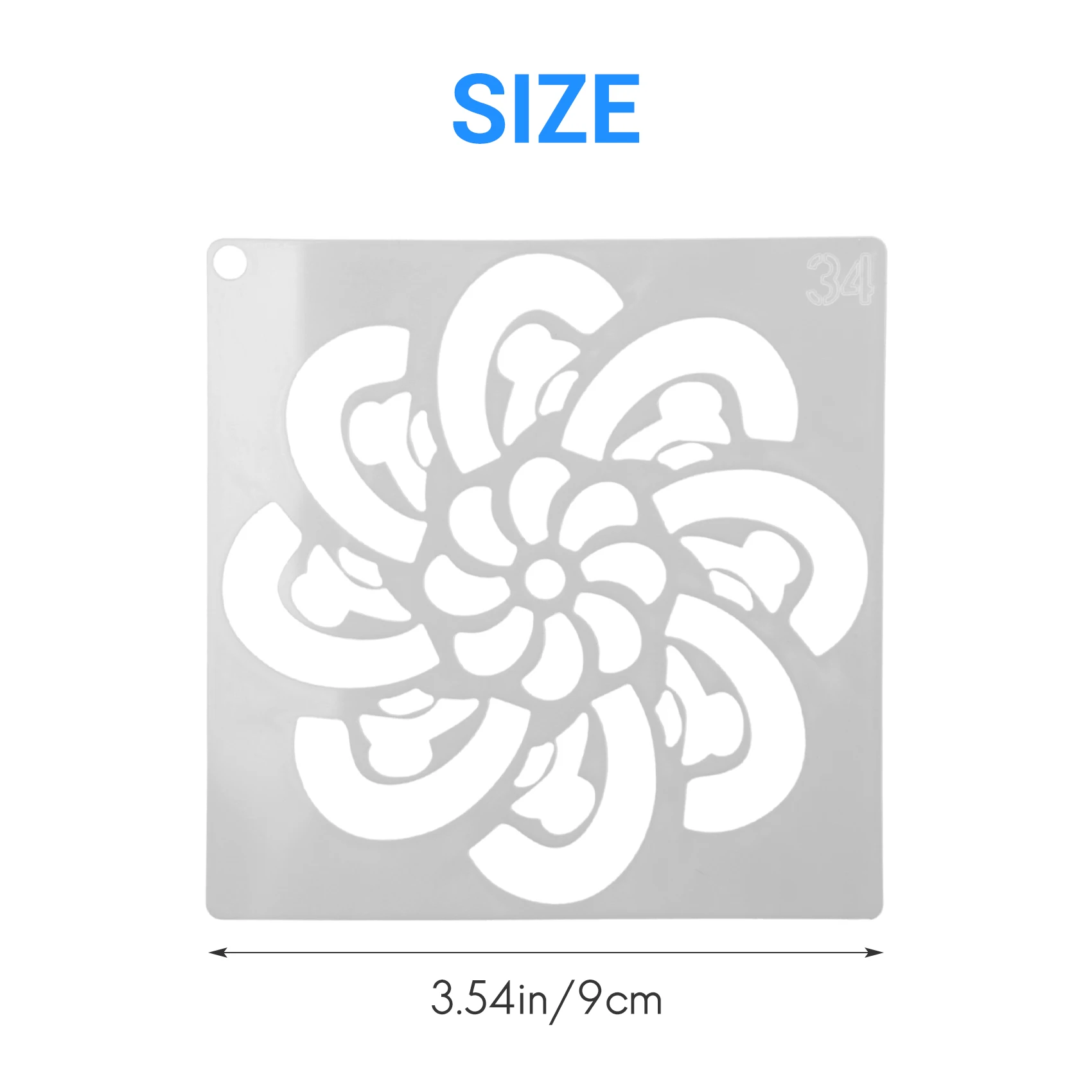 เทมเพลตการวาดภาพมันดาลา36ชิ้นเหมาะสำหรับงานจิตรกรรมหินศิลปะผ้าใบงานไม้เฟอร์นิเจอร์