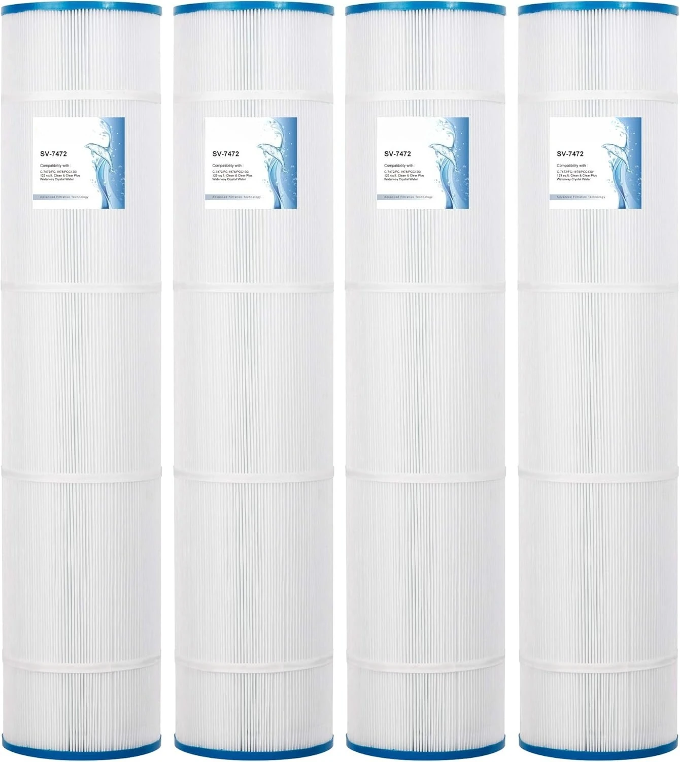 PCC130 خرطوشة استبدال حمام السباحة تحل محل Unicel C-7472 Filbur FC-1978 160332 178585 FC-6475 CCP520 R173578 4 حزمة