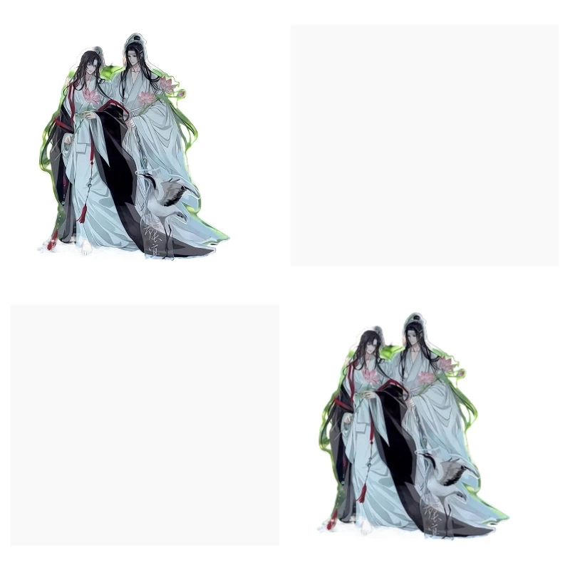 Acrylic Stand Grandmaster of Demonic Cultivation Anime Peripheral Desk Ornament Lan Wangji Wei Wuxian Good-looking Plaque Gifts